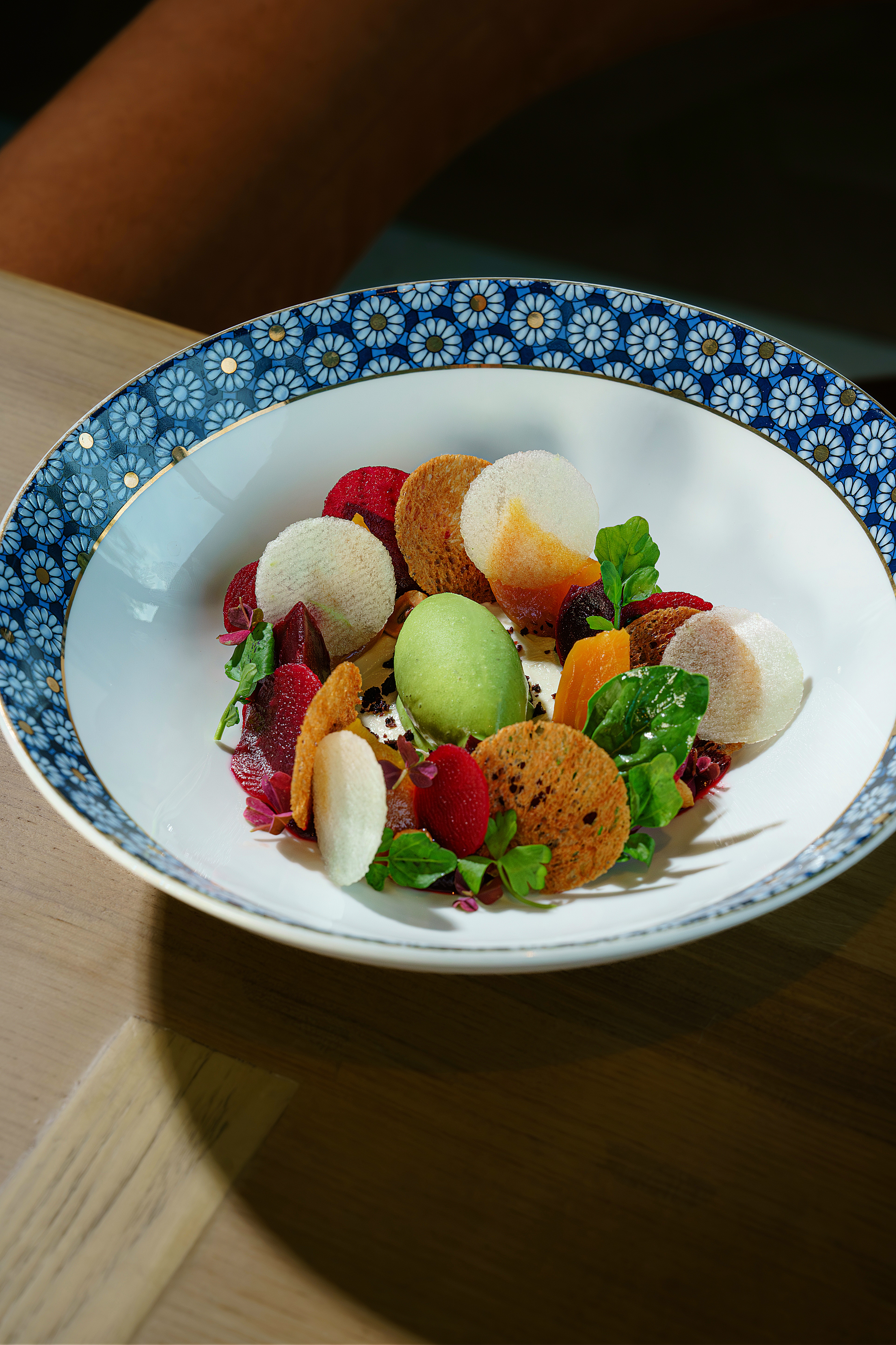 Salt-baked beetroot