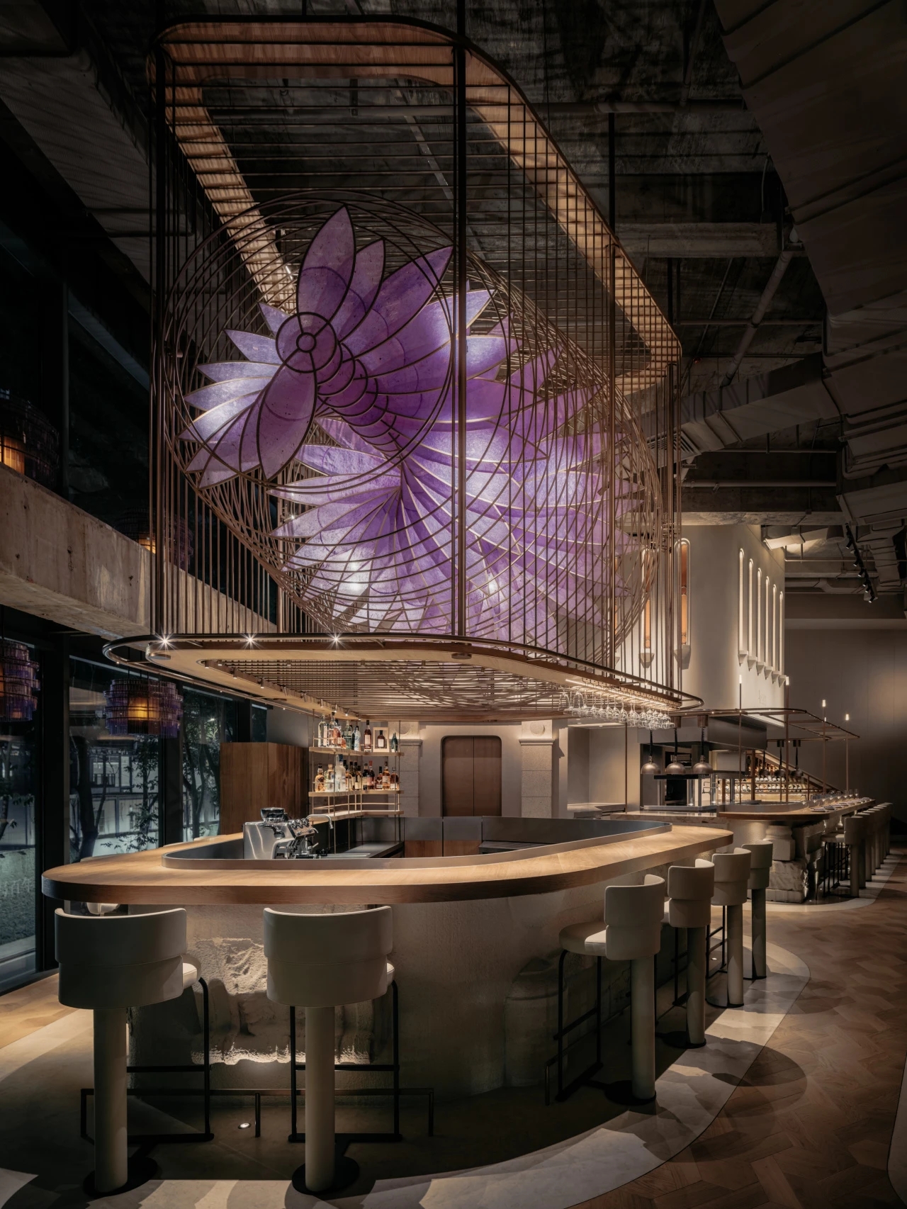 Aster bar counter