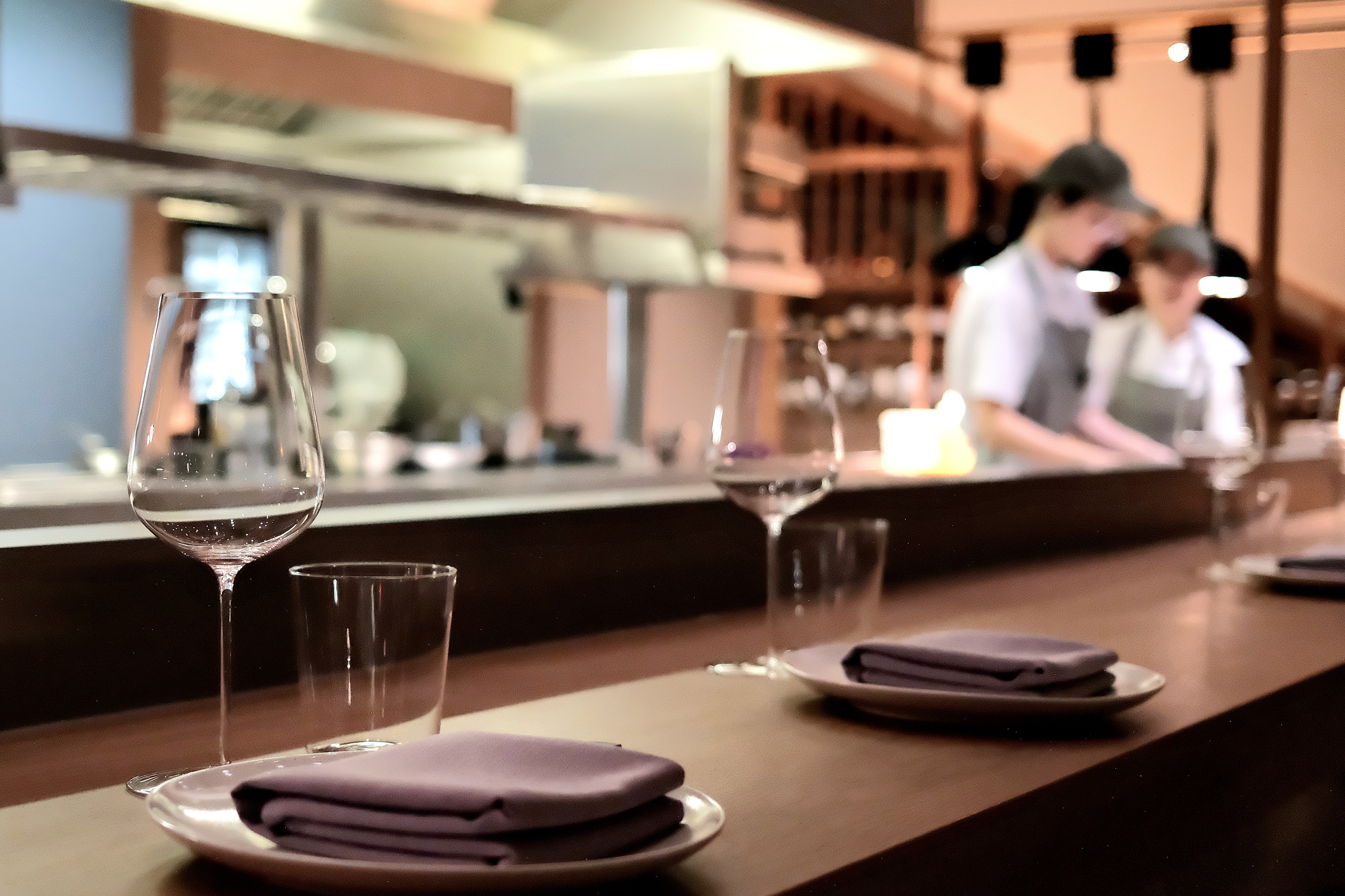 Chef's counter at Aster